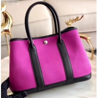 Purchase Hermes Canvas Garden Party 30 Bag Light Purple H091411