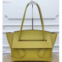 Hot Sell Bottega Veneta Arco 48 Bag in French Calf Top Handle Bag BV90701 Yellow 2019