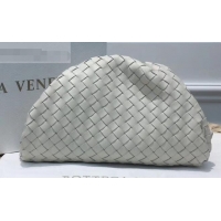 Cheapest Bottega Veneta Frame Pouch Clutch Small Bag In Intrecciato Woven Leather BV90716 Creamy 2019