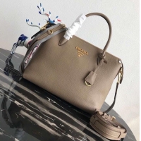 Duplicate PRADA Calf leather TOTE bag 1BA157 apricot