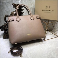 Perfect Promotion Design BurBerry Leather Tote Bag 5559 Apricot