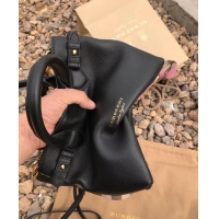 Unique Promotional BurBerry Leather Tote Bag 5560 Black