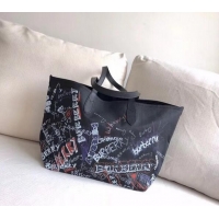 Low Price BurBerry Tote Shopping Bags BU5548 Black