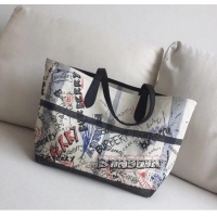 New Style Promotional BurBerry Tote Shopping Bags BU5549 White