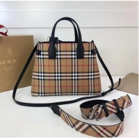 Best Duplicate BURBERRY Medium Banner tote bag 3835 black