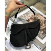 Market Sells Dior Mini Saddle Satin Crystal Bag M0447 Black