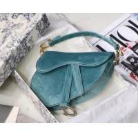 New Arrivals Dior MINI SADDLE BAG M447S Velvet green