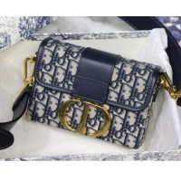 Cheapest Dior 30 MONTAIGNE DIOR OBLIQUE BAG M9204 Blue