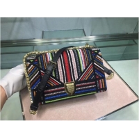 Buy Imitation Dior SADDLE Embroidered Leather Mini bag 0422