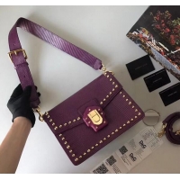 Purchase Discount Dolce & Gabbana Calfskin Leather 5698 Purple