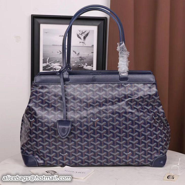 Hot Sale Goyard Bellechasse Bag 00318 Navy Blue