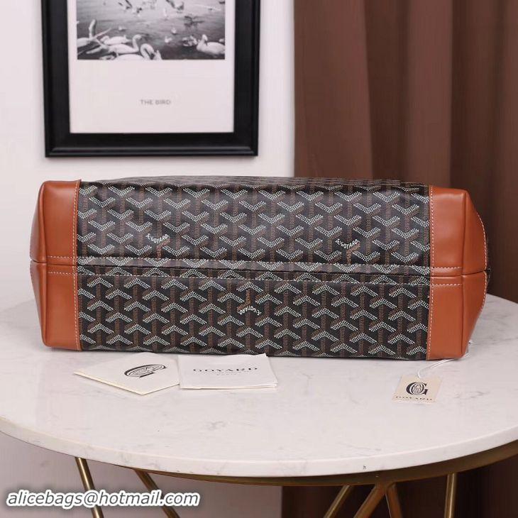 Buy Discount Goyard Bellechasse Bag 00318 Black And Tan