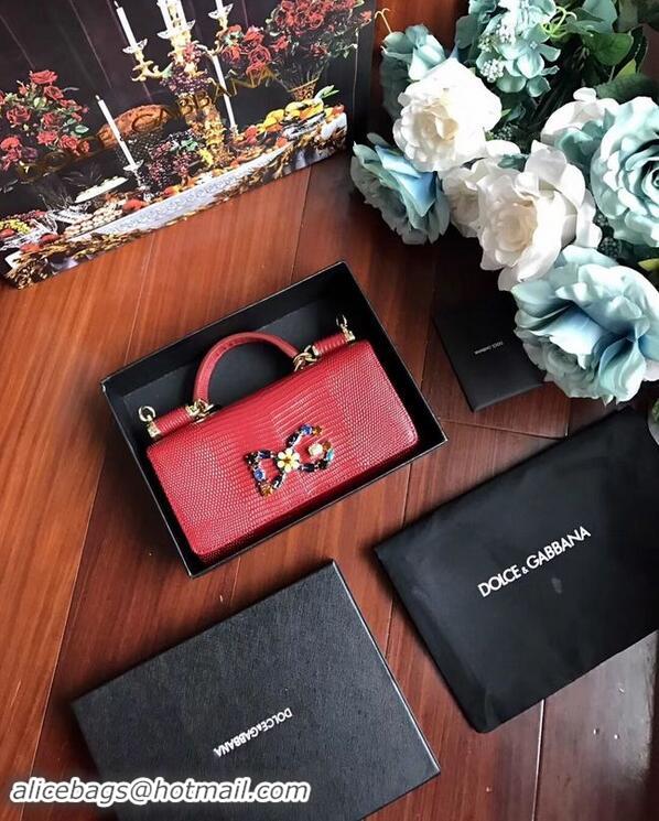 Unique Style Dolce & Gabbana Calfskin Tote Bags 1126 red