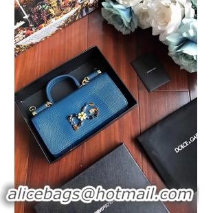 Good Looking Dolce & Gabbana Calfskin Tote Bags 1126 Blue