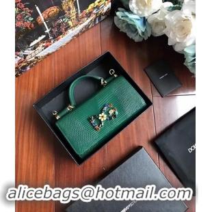 Lowest Cost Dolce & Gabbana Calfskin Tote Bags 1126 green