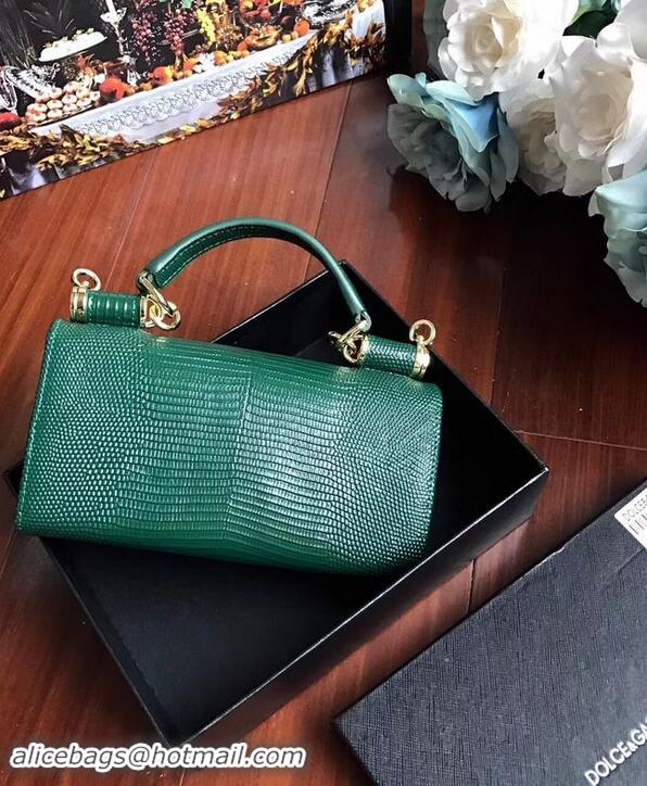 Lowest Cost Dolce & Gabbana Calfskin Tote Bags 1126 green