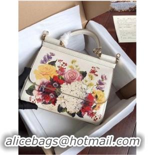 Design Promotion Dolce & Gabbana SICILY Bag Calfskin Leather 4136-3 white