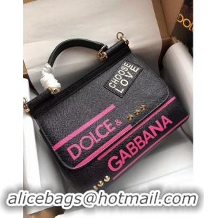 Famous Brand Dolce & Gabbana SICILY Bag Calfskin Leather 4136-12