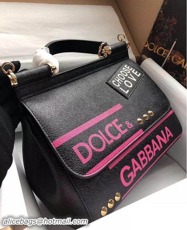 Famous Brand Dolce & Gabbana SICILY Bag Calfskin Leather 4136-12