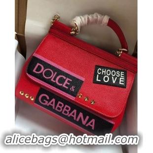 Imitation Faux Dolce & Gabbana SICILY Bag Calfskin Leather 4136-17