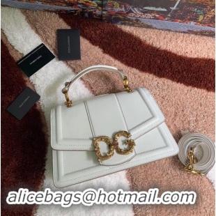 Faux Imitation Dolce & Gabbana Origianl Leather Bag DG8634 White