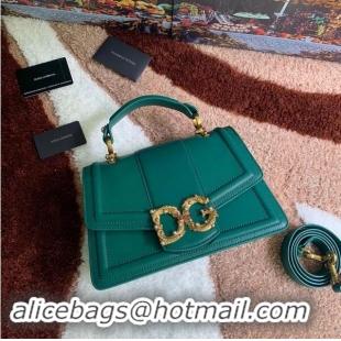 Crafted Imitation Dolce & Gabbana Origianl Leather Bag DG8634 Green