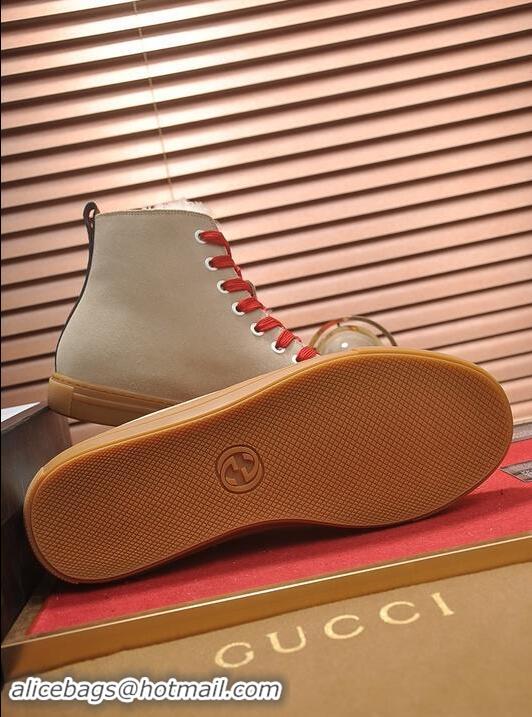 Crafted Gucci Shoes Women &Men High-Top Sneakers GGsh436