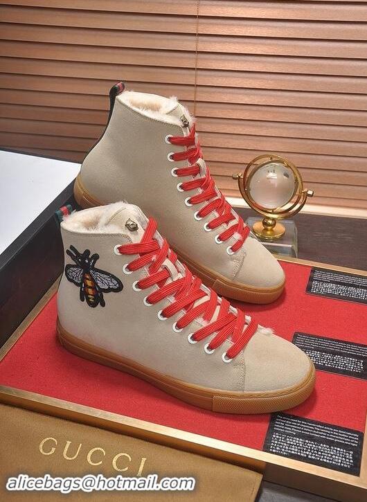 Crafted Gucci Shoes Women &Men High-Top Sneakers GGsh436