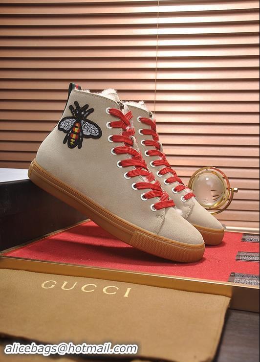 Crafted Gucci Shoes Women &Men High-Top Sneakers GGsh436