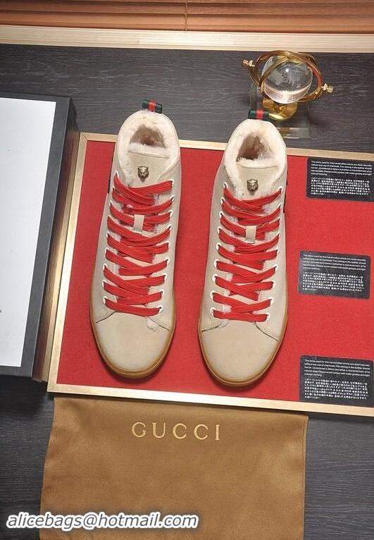 Crafted Gucci Shoes Women &Men High-Top Sneakers GGsh436