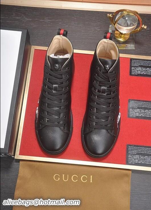 Best Grade Gucci Shoes Women &Men High-Top Sneakers GGsh386