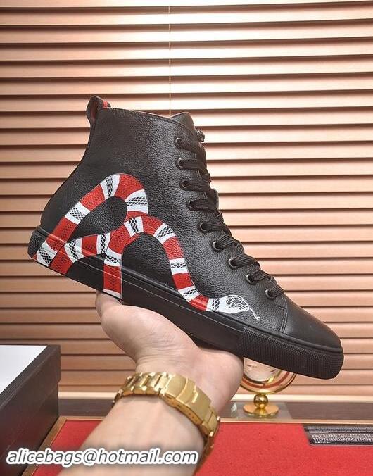 Best Grade Gucci Shoes Women &Men High-Top Sneakers GGsh386