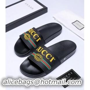 Discount Gucci Shoes Men Slide Sandals GGsh262