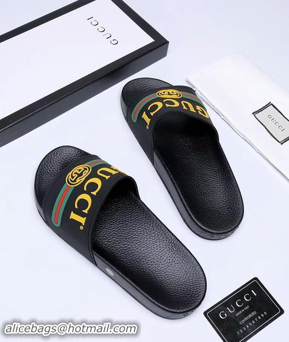 Discount Gucci Shoes Men Slide Sandals GGsh262