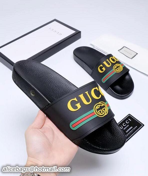 Discount Gucci Shoes Men Slide Sandals GGsh262