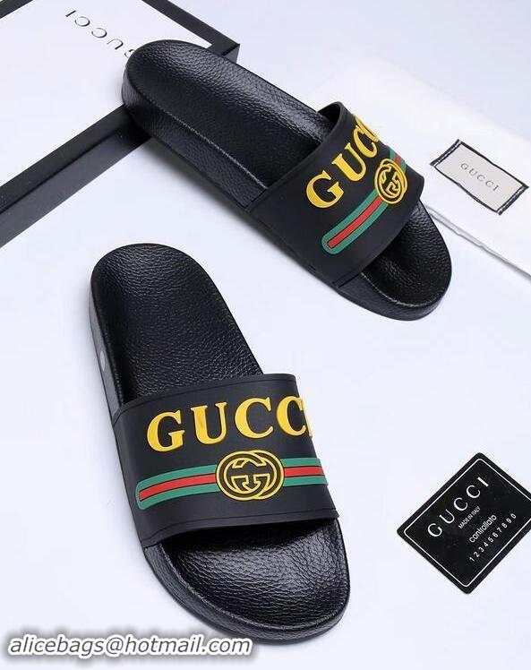 Discount Gucci Shoes Men Slide Sandals GGsh262