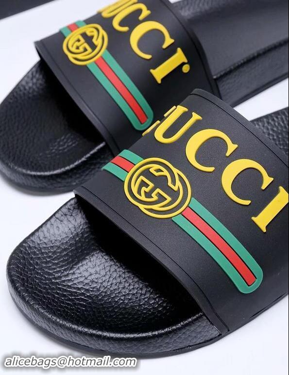 Discount Gucci Shoes Men Slide Sandals GGsh262