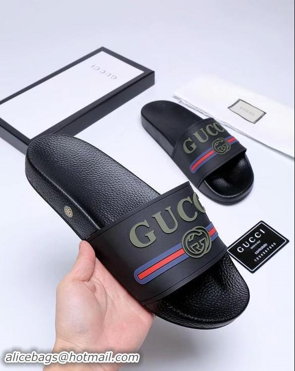 Discount Gucci Shoes Men Slide Sandals GGsh260