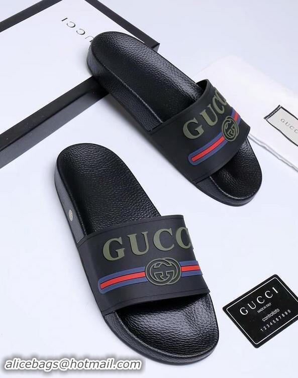 Discount Gucci Shoes Men Slide Sandals GGsh260