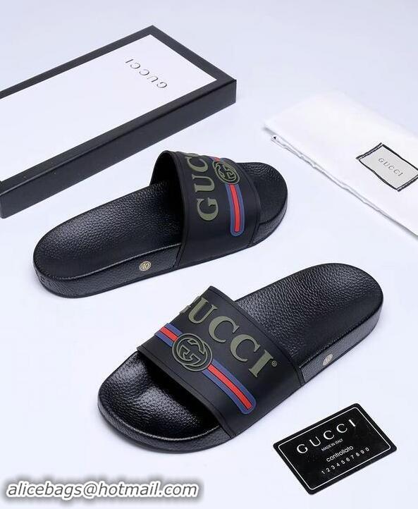 Discount Gucci Shoes Men Slide Sandals GGsh260