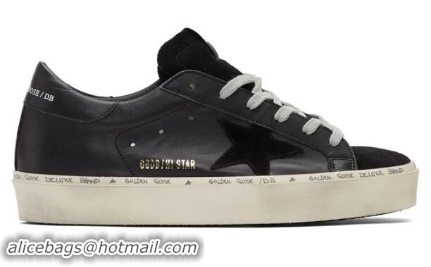 GOLDEN GOOSE DELUXE BRAND Hi Star Tonal Lace-up Sneakers GGDB896 Black