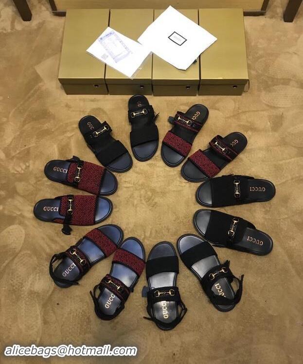 Sophisticated Gucci Shoes Men Slide Sandals GGsh191