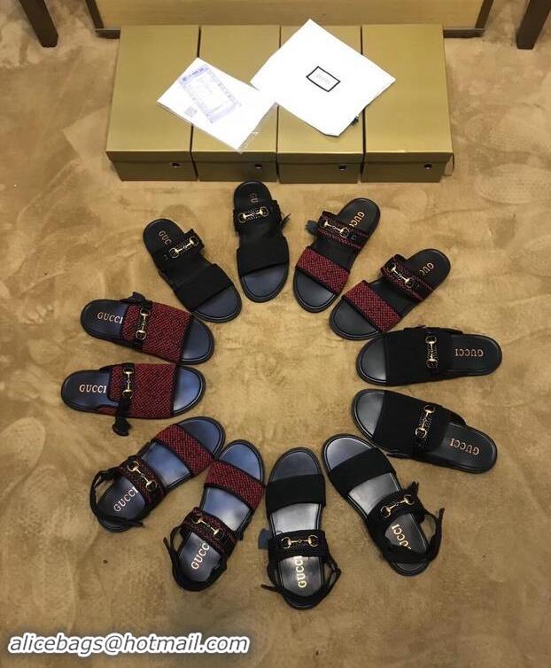 Sumptuous Gucci Shoes Men Slide Sandals GGsh190