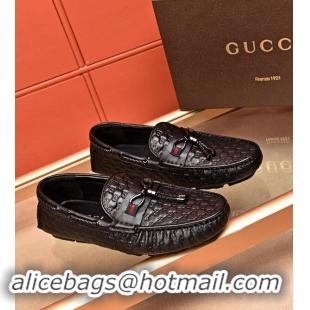 Shop Duplicate Gucci Shoes Men Moccasin Drivers GGsh075