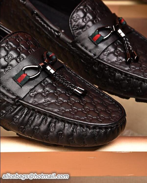 Shop Duplicate Gucci Shoes Men Moccasin Drivers GGsh075