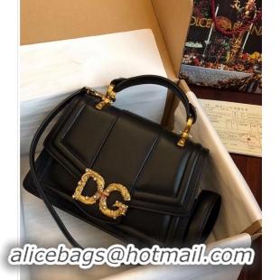 Buy Discount Dolce & Gabbana Origianl Leather Bag 4916 Black