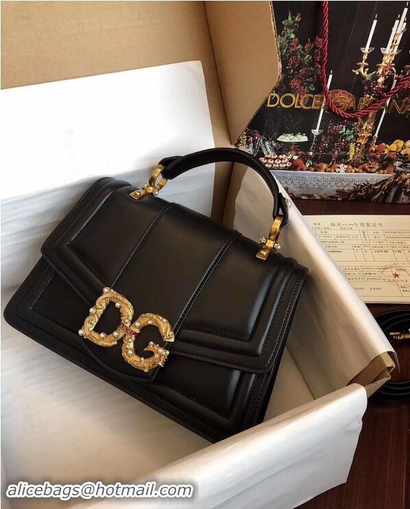 Buy Discount Dolce & Gabbana Origianl Leather Bag 4916 Black