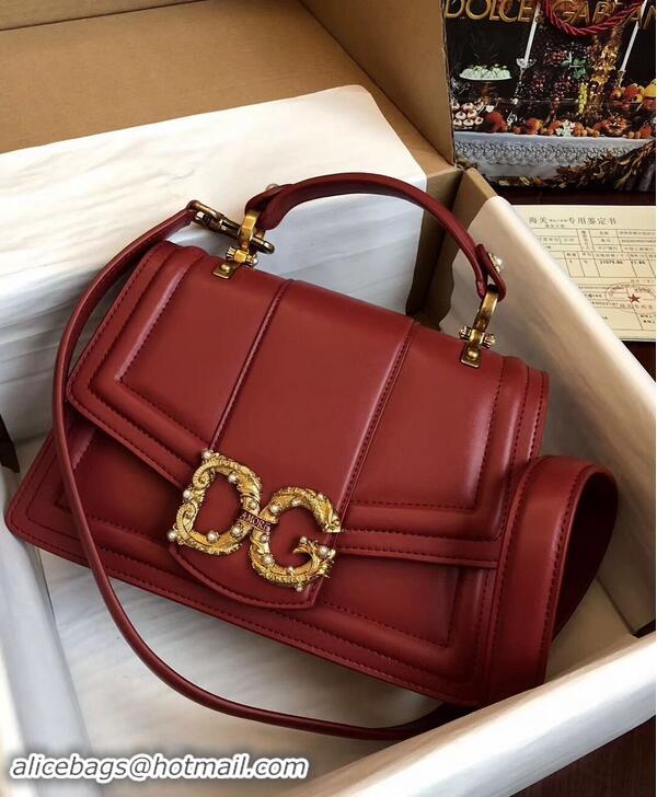 Cheapest Dolce & Gabbana Origianl Leather Bag 4916 Red