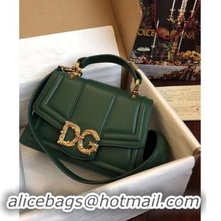 Perfect Inexpensive Dolce & Gabbana Origianl Leather Bag 4916 Green