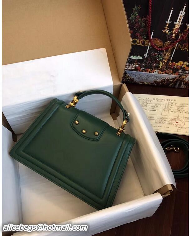 Perfect Inexpensive Dolce & Gabbana Origianl Leather Bag 4916 Green